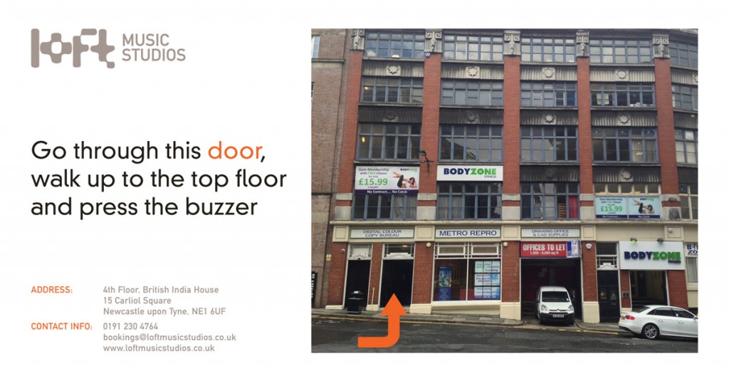 Loft Music Studios - Image of the building from outside